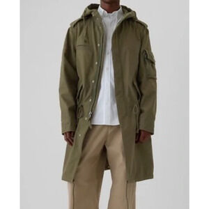 Gap Military Fishtail Reissue Fatigue Parka Jacket Unisex XL Army Green Utility